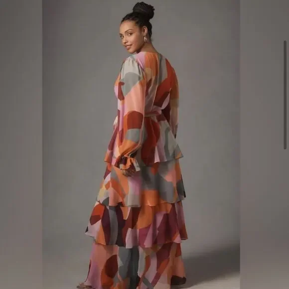 NWT Anthropologie Hutch Long-Sleeve V-Neck Wrap Maxi Dress NWT Anthropologie Hutch Long-Sleeve V-Neck Wrap Maxi Dress